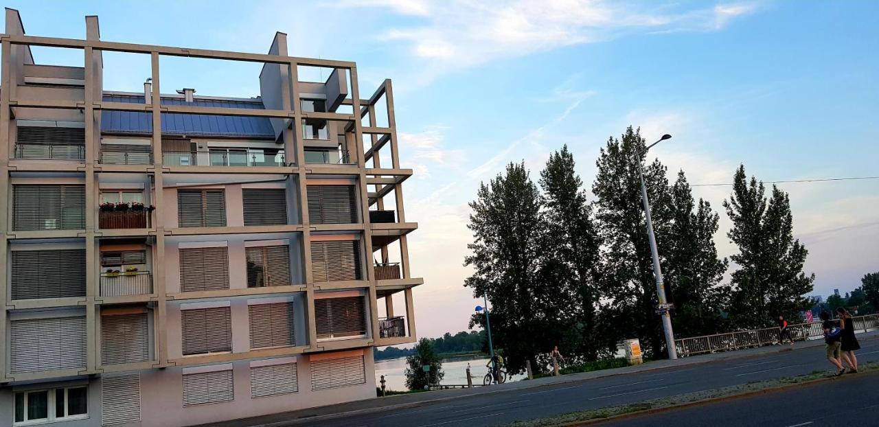 Trendy Danube Apartment - Close To Un Wien Exteriör bild