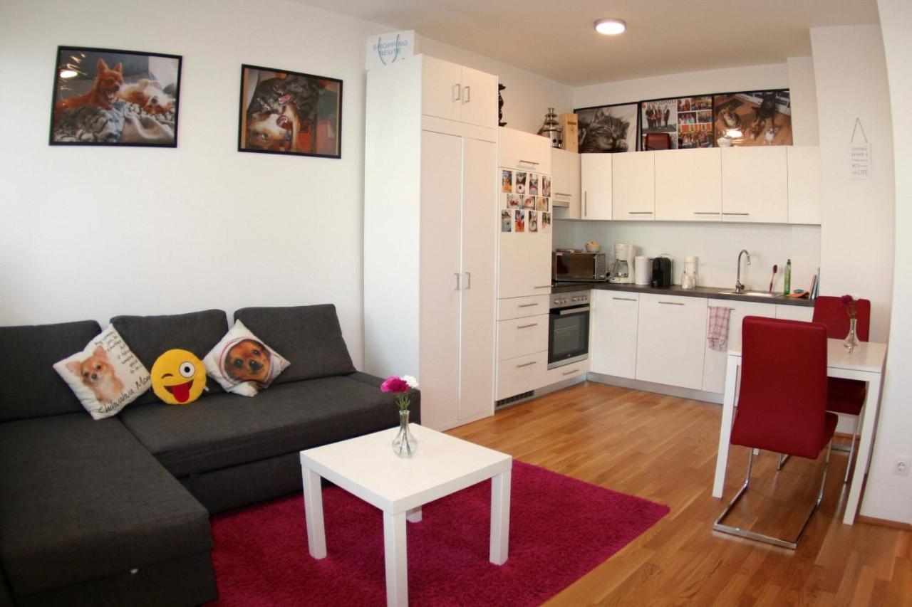 Trendy Danube Apartment - Close To Un Wien Exteriör bild