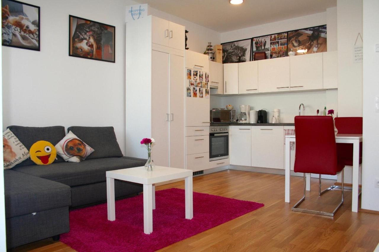 Trendy Danube Apartment - Close To Un Wien Exteriör bild